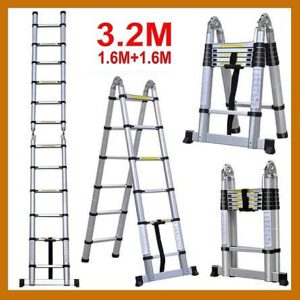 סולם טלסקופי כפול 3.2 מטר