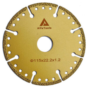 דיסק יהלום זהב לחיתוך מתכת מקצועי 4.5"