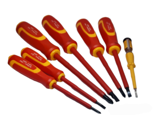 סט מברגים מבודדים 6 יח +טסטר