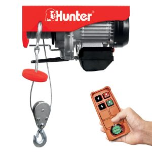 כננת הרמה חשמלית עם שלט אלחוטי עד 250 ק"ג 102501-005 HUNTER