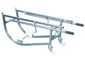 עגלה להרמה היפוך ושינוע חביות