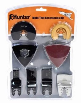 סט אביזרים וניירות ליטוש למולטיטול מבית Hunter
