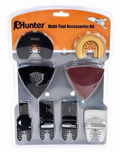 סט אביזרים וניירות ליטוש למולטיטול מבית Hunter